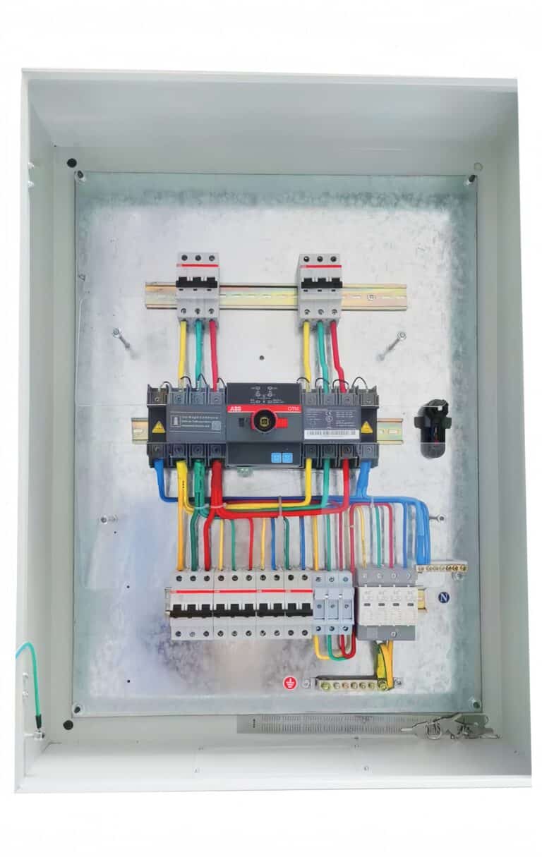 Dual Power Transfer Switch Distribution Box