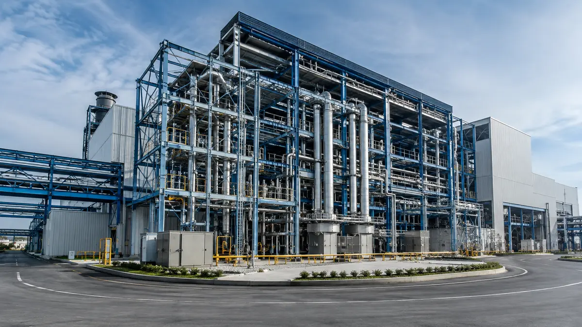 industrial manufacturing plant
